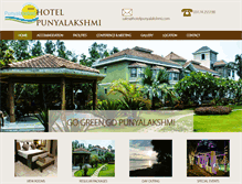 Tablet Screenshot of hotelpunyalakshmi.com